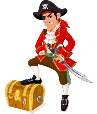 Cartoon piraat