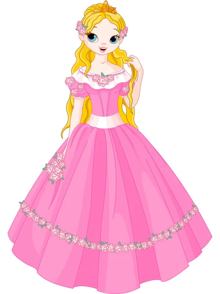 Princesse de conte de fées — Image vectorielle