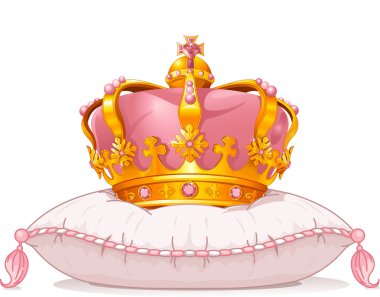 Crown on the pillow