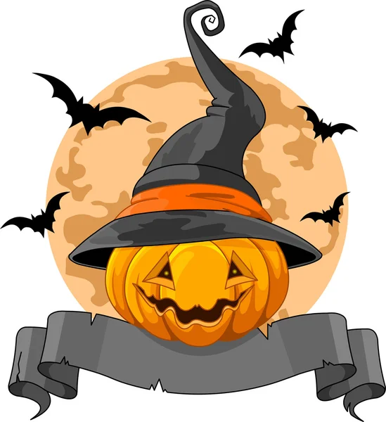 Conception de citrouille Halloween — Image vectorielle