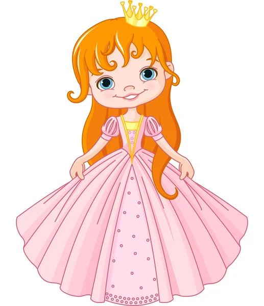 Lilla prinsessan — Stock vektor