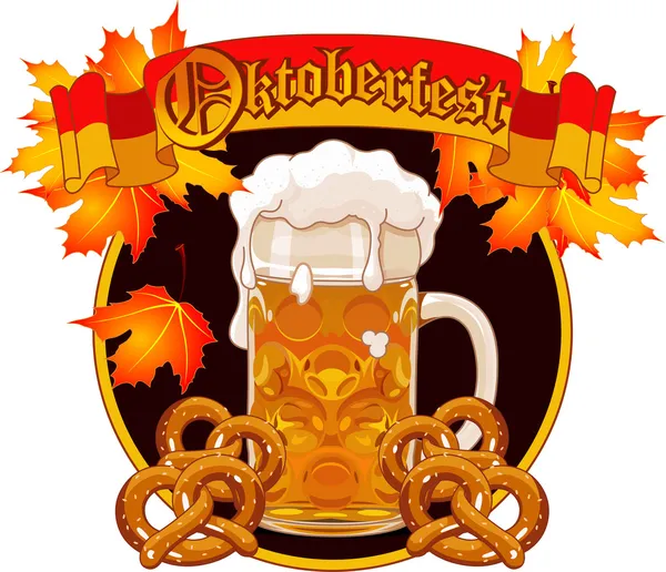 Oktoberfest célébration design — Image vectorielle