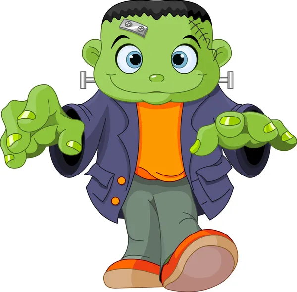 Frankenstein chico — Vector de stock