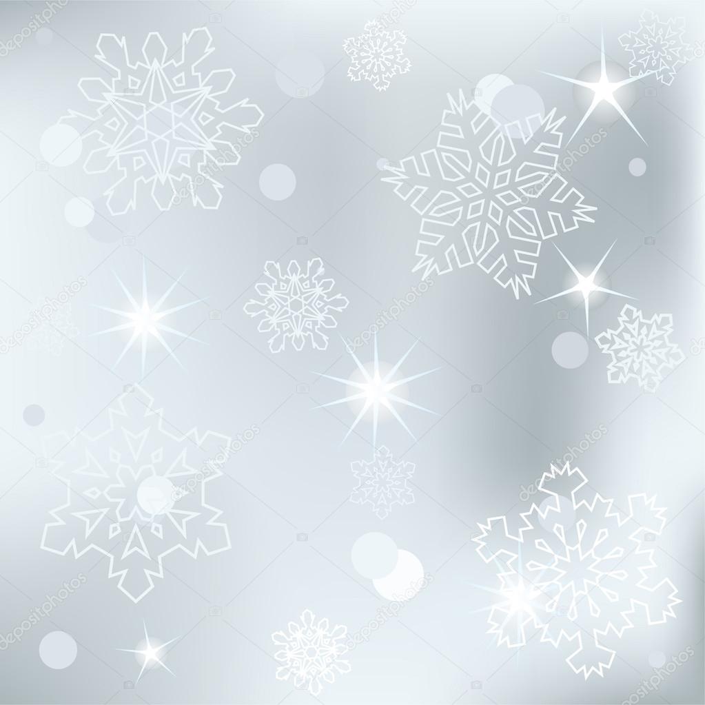 Christmas background with white snowflakes Stock Vector by ©Dazdraperma  32034983