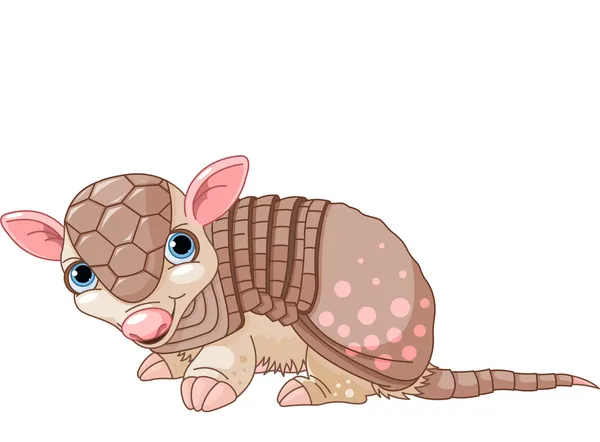 Caricatura de Armadillo — Vector de stock