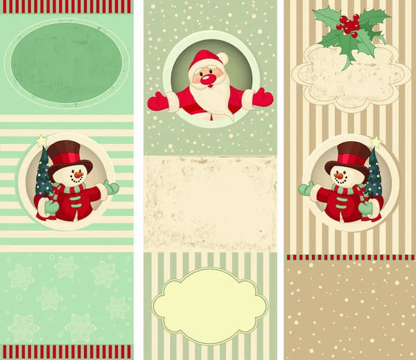 Set de banner de Navidad — Vector de stock