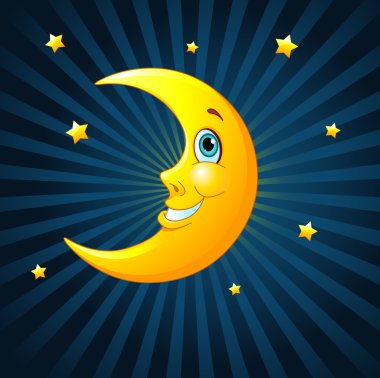 Moon gülümseyen