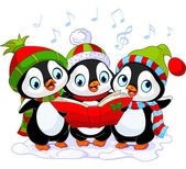 karácsonyi énekesek pingvinek