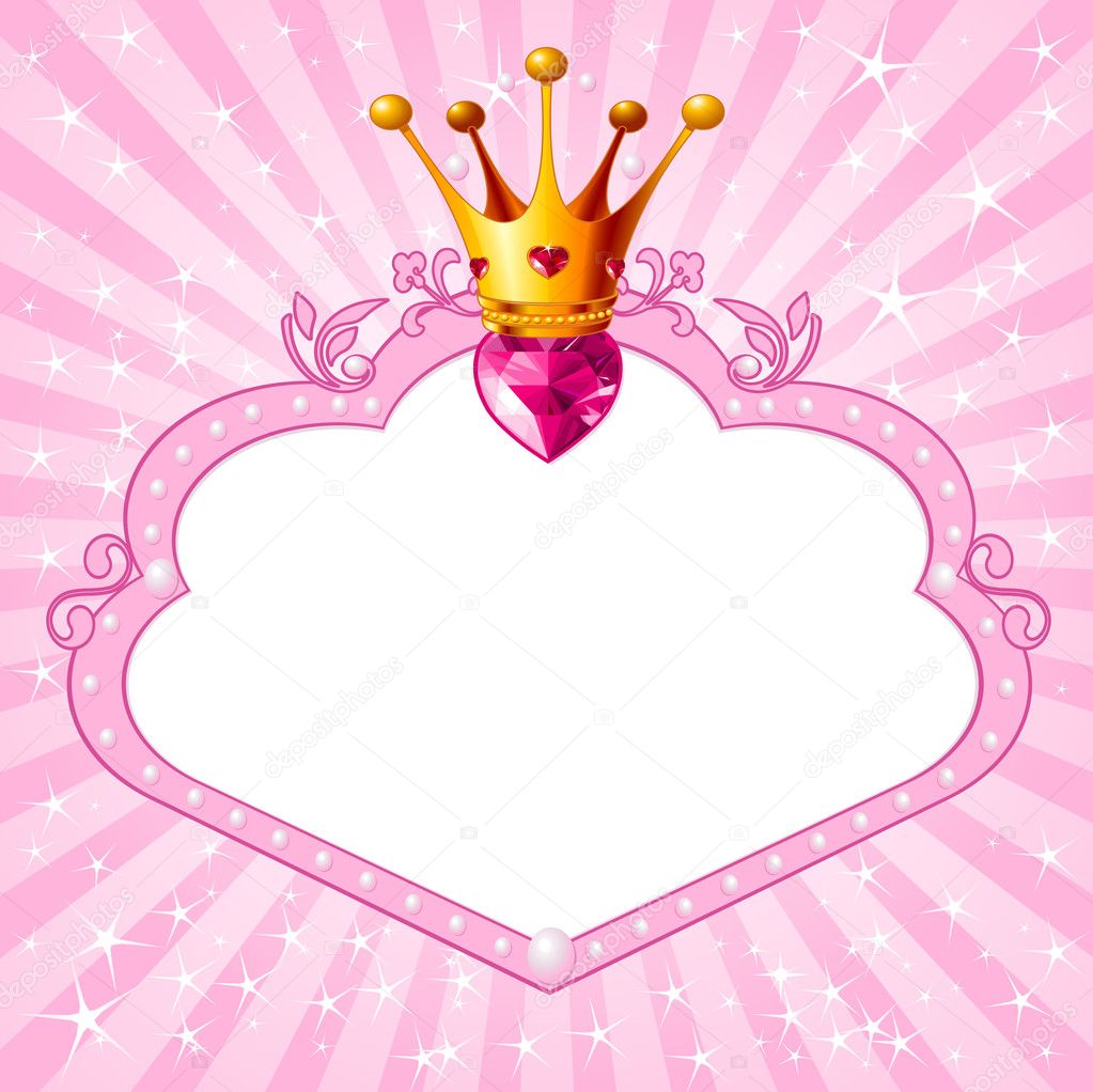 Princess pink frame