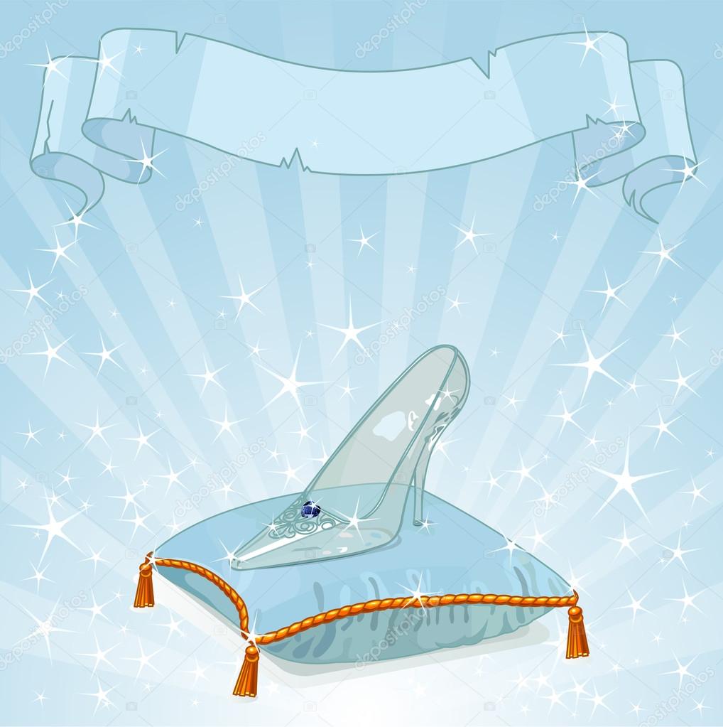 Crystal slipper background