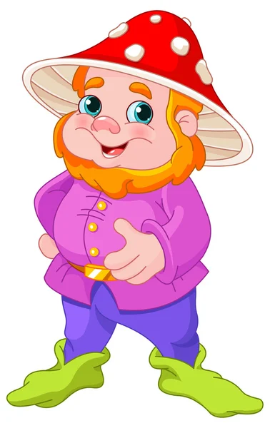 Cartoon dwarf — Stock Vector