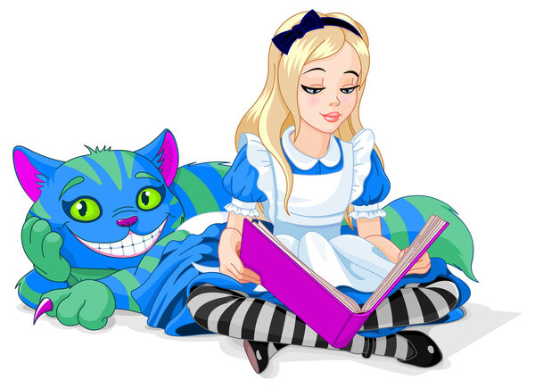 Alice and Cheshire Cat