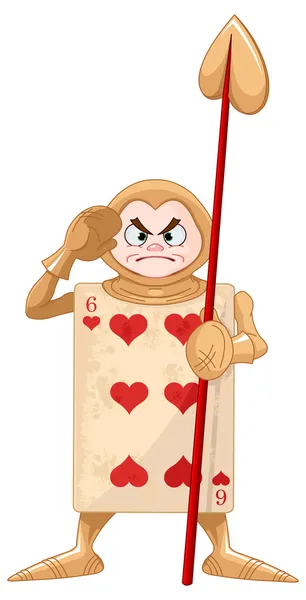 Guardia de corazones — Vector de stock