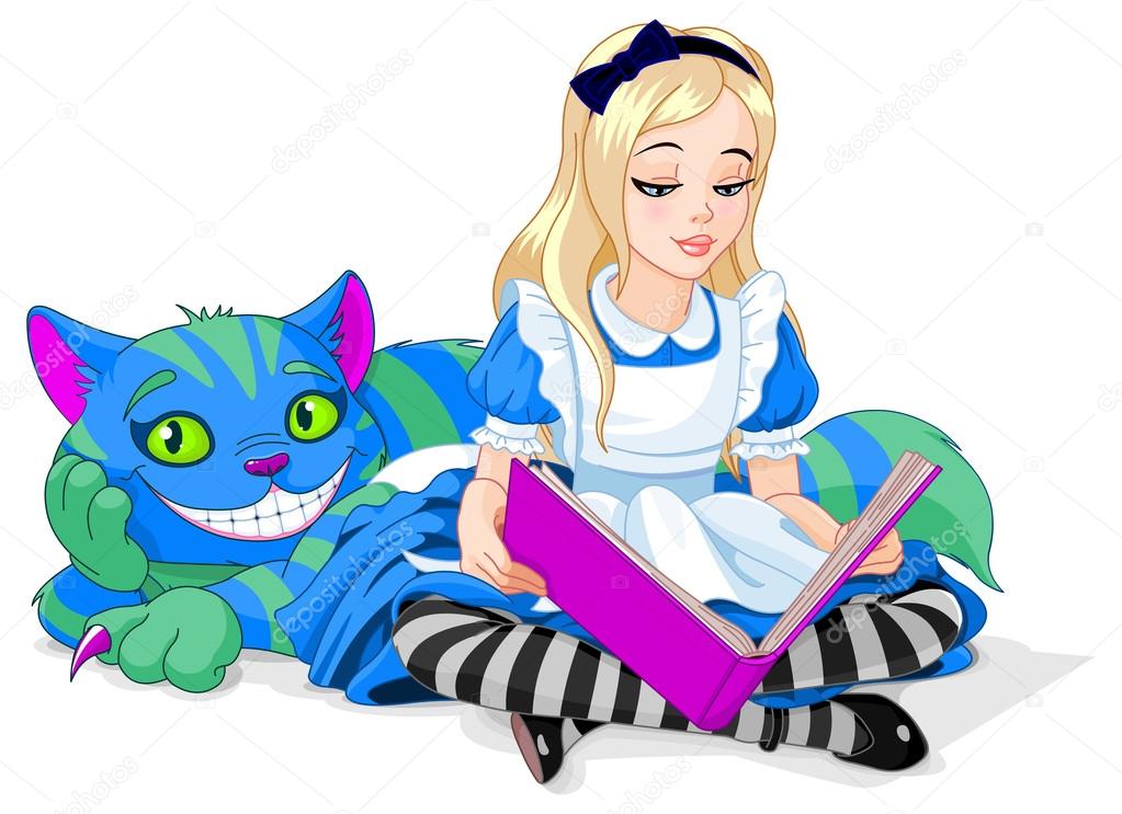 Alice and Cheshire Cat