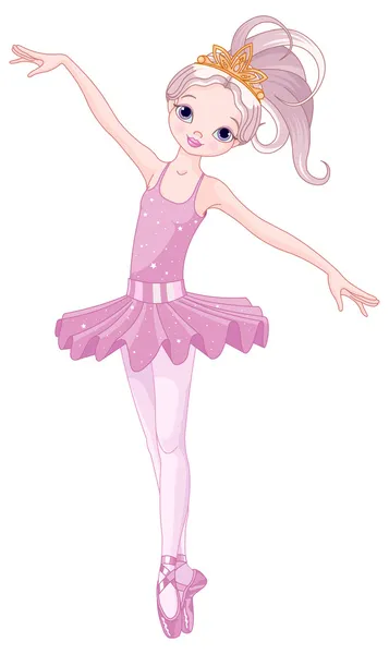 Hermosa bailarina — Vector de stock