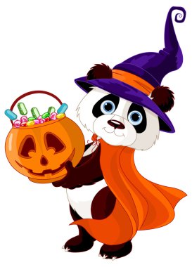 Cadılar Bayramı panda