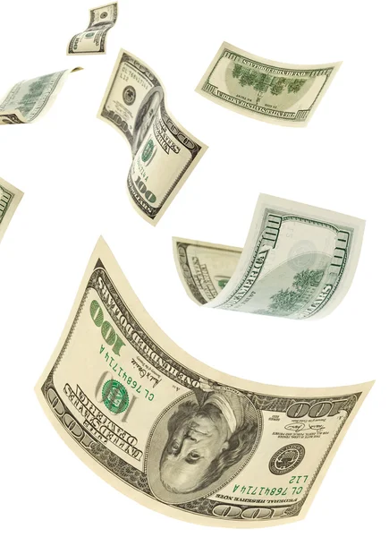 Money in air, vertical. — Stock Photo, Image