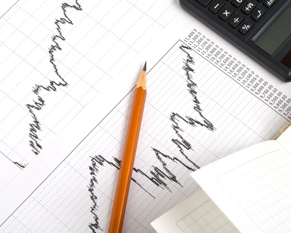 Financial Statistics. — Stock Photo, Image