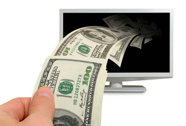 Internet earnings, payment.