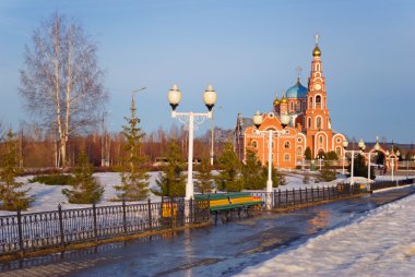 Cathedral st. vladimir, novocheboksarsk, Çuvaşistan, Rusya Federasyonu.