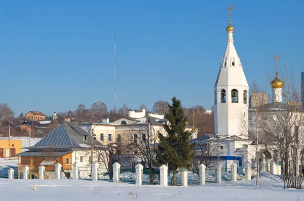 Kerk van de opstanding, cheboksary, Rusland, winter. — Stockfoto