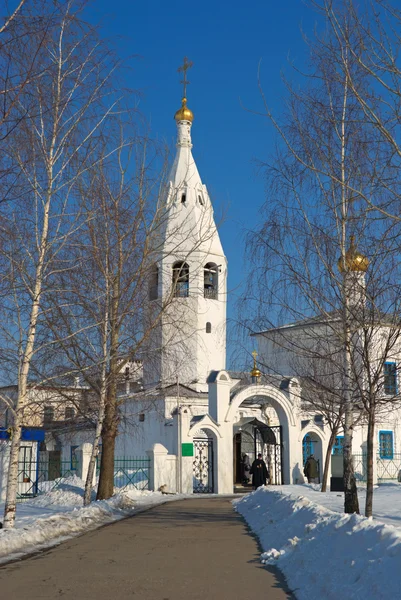 Церковь Воскресения Христова, Чебоксары, Россия, зима . — стоковое фото