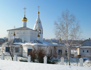 Kilise, kış kıyamet, cheboksary, Rusya Federasyonu.