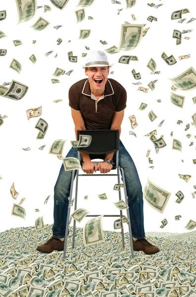 Getting super profits. — Stock Photo, Image