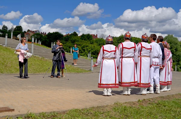 Cheboksary, Russia, Chuvash vacanza "Akatui" 24.06.2014 . — Foto Stock