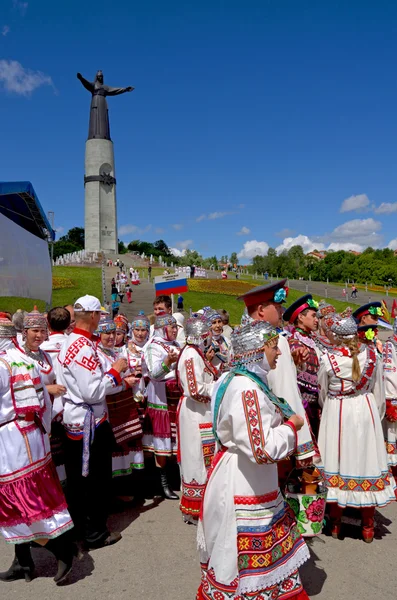 Чебоксары, Россия, Чувашский праздник "Акатуй" 24.06.2014 . — стоковое фото