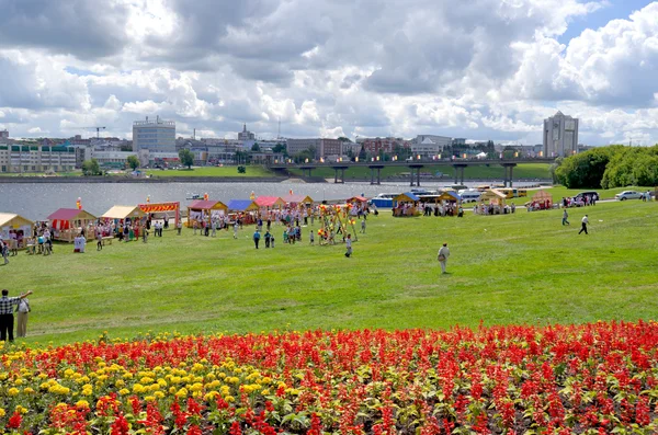 Cheboksary, Russia, Chuvash holiday "Akatui" 24.06.2014. — Stock Photo, Image