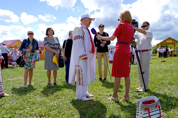 Чебоксары, Россия, Чувашский праздник "Акатуй" 24.06.2014 . — стоковое фото