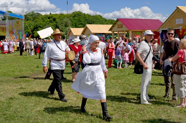 Чебоксары, Россия, Чувашский праздник "Акатуй" 24.06.2014 . — стоковое фото