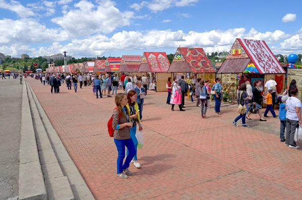 Cheboksary, Russia, Chuvash holiday "Akatui" 24.06.2014. — Stock Photo, Image