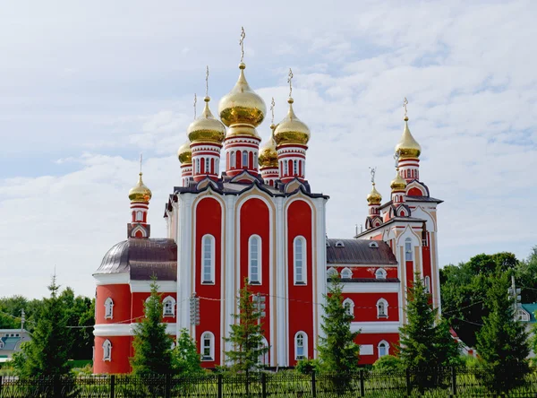 Świątynia nowych męczenników i spowiedników rosyjski, cheboksary. — Zdjęcie stockowe