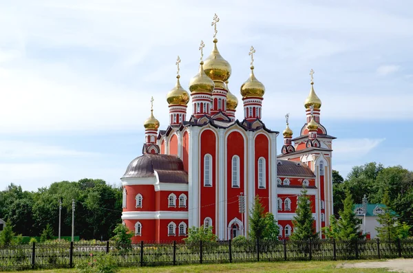 Tempel neue Märtyrer und Beichtväter russisch, tscheboksary. — Stockfoto