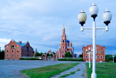 Cathedral of St. Vladimir Novocheboksarsk. clipart