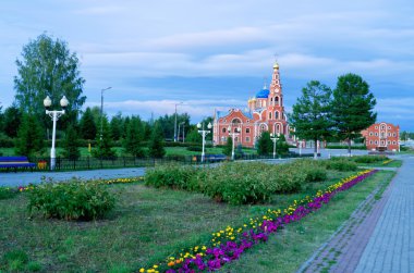 Cathedral of St. Vladimir Novocheboksarsk. clipart