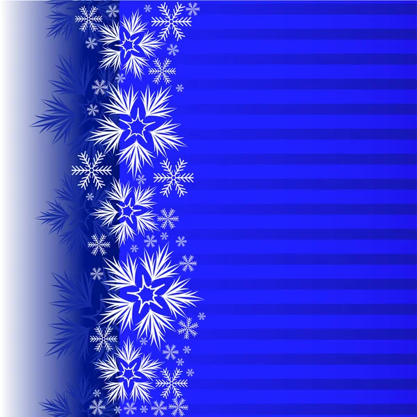 Fond bleu Noël — Image vectorielle