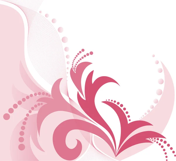 Pink floral background — Stock Photo, Image