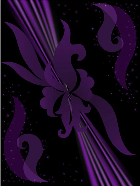 紫花背景 — 图库矢量图片