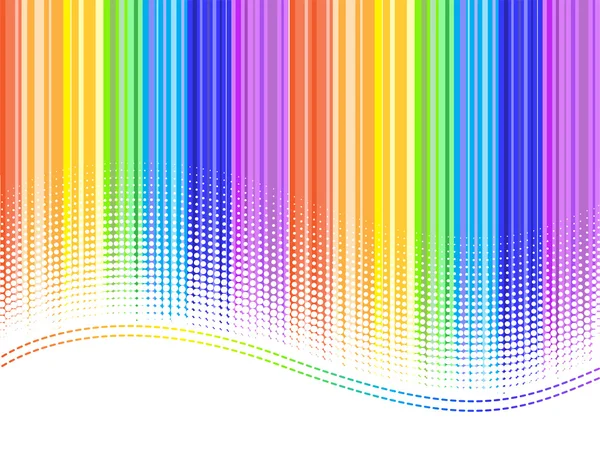 虹のストライプ — ストックベクタ