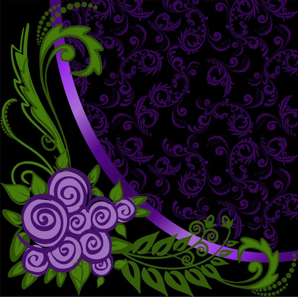 Asymmetrical purple background — Stock Vector