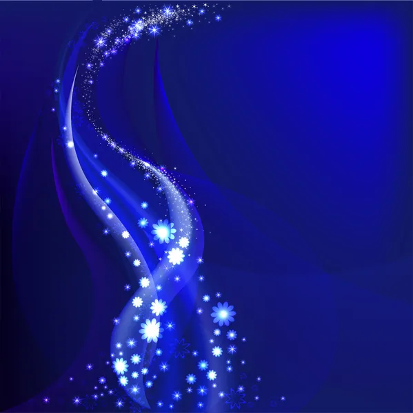 Blue shimmering background — Stock Photo, Image