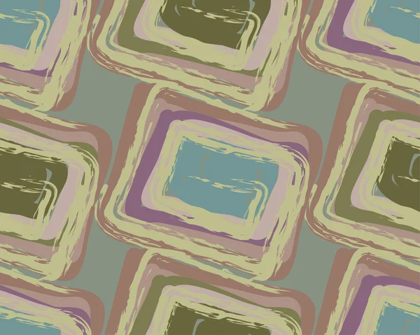 Nahtloser Hintergrund mit abstrakten Quadraten — Stockvektor