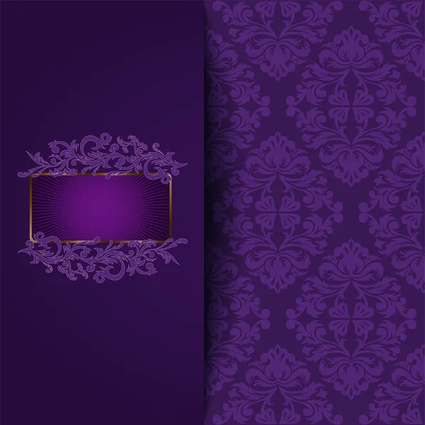 Fundo roxo vintage — Vetor de Stock