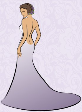 Kız Açık Lila süsleme