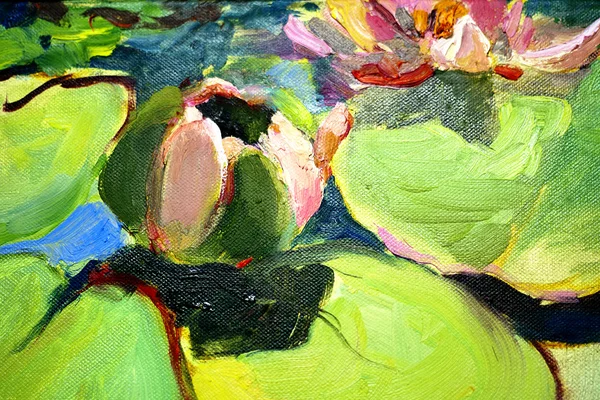 Fragment of oil painting — Stock Photo, Image