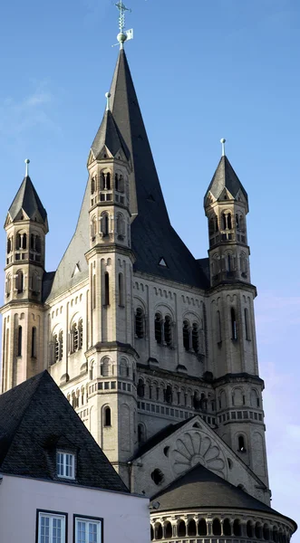 Great St. Martin Church in Cologne — Stock Photo, Image