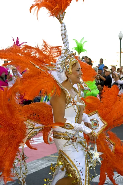 Karneval v santa cruz de tenerife, Španělsko — Stock fotografie